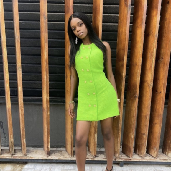 Lime Green Mini Dresses